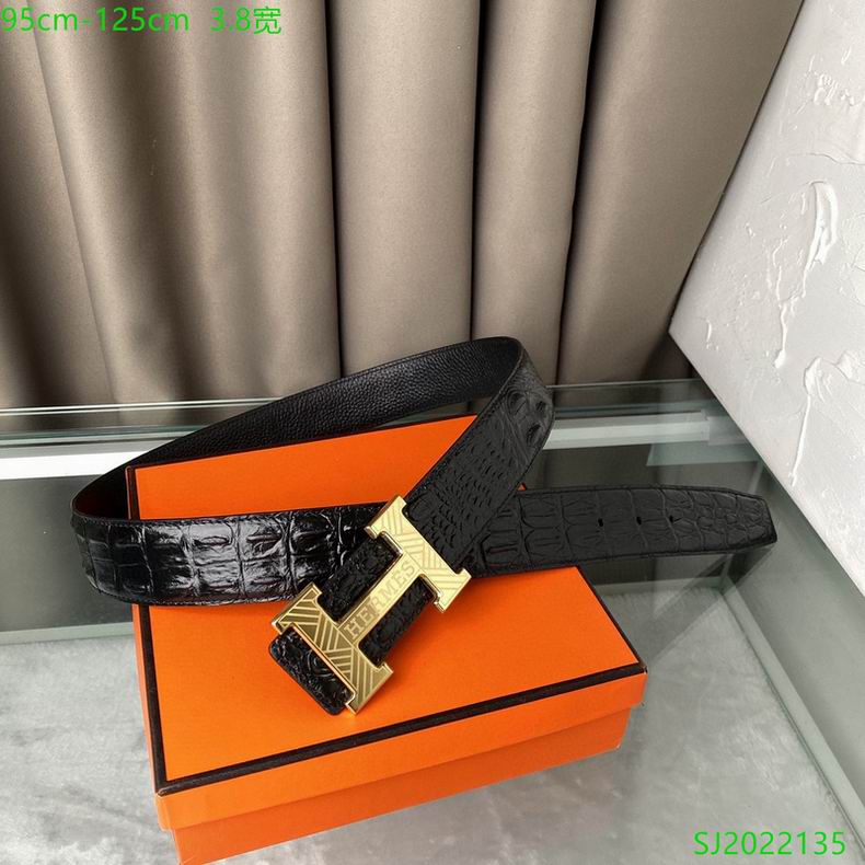 Hermes Belt 38mmX95-125cm 7D102